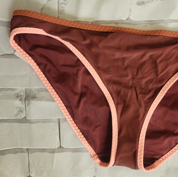 NWOT aerie- Brown Swim Bikini Bottom - Picture 5 of 8